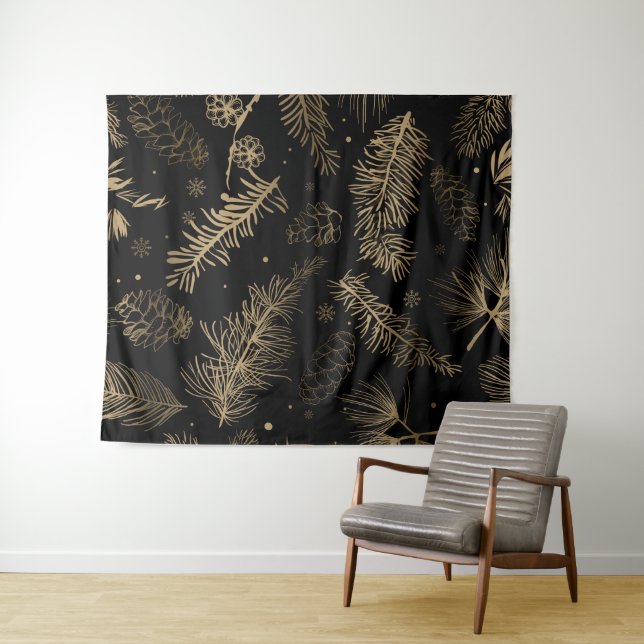 Tapete De Parede Ramais e Pine 2 (In Situ (Horizontal))