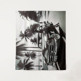 Tapete De Parede Rapariga com Carro