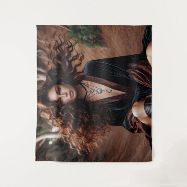 Tapete De Parede Rapariga com Joia (Frente)