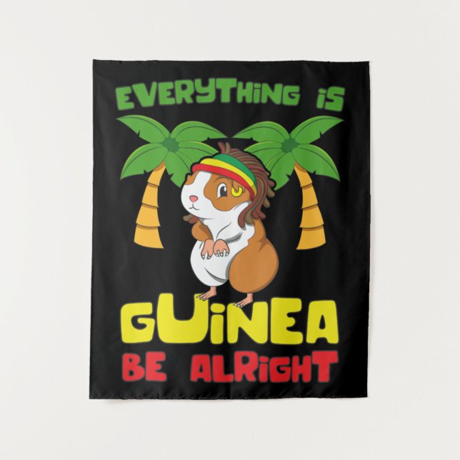 Tapete De Parede Rasta Guiné Pig (Frente)