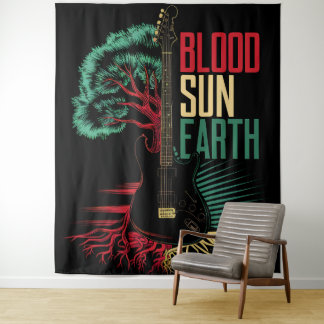 TAPETE DE PAREDE RASTA REGGAE TAPESTRY