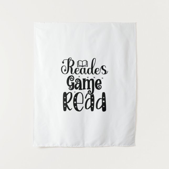 Tapete De Parede Reading Art Reades Game Read (Frente)