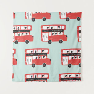 Tapete De Parede Red London Double Decker Bus Vint
