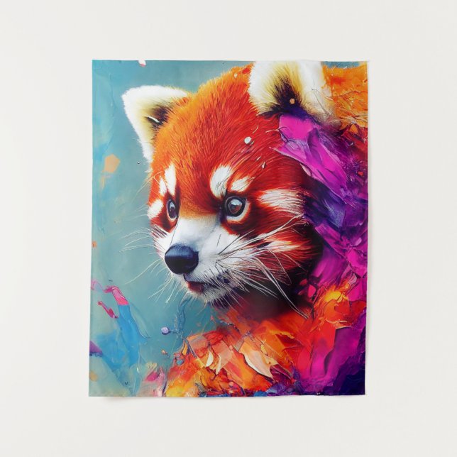 Tapete De Parede Red Panda Animal Discovery Adventure Nature (Frente)