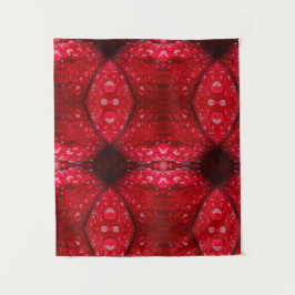 Tapete De Parede Red Petunia Ikat 4