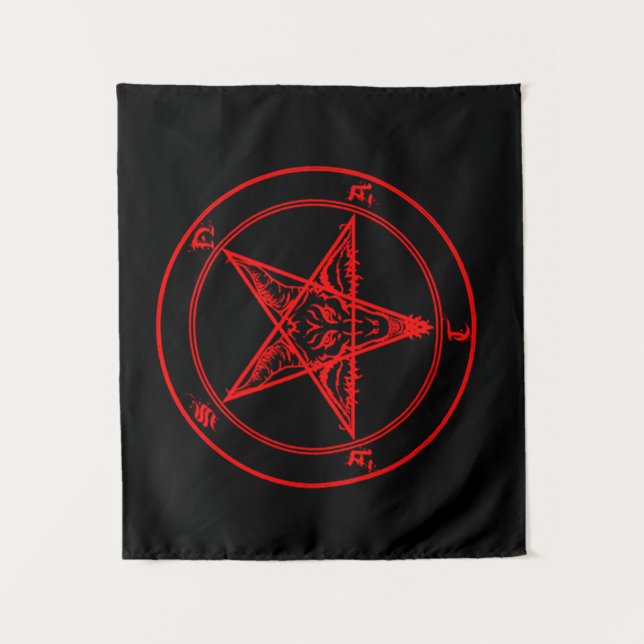 Tapete De Parede Red Satan Tapestry (Frente)