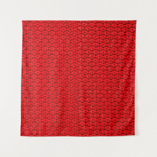 Tapete De Parede Red sportswear fabric texture closeup photo backgr