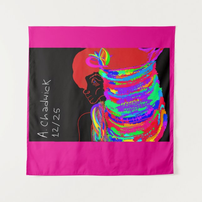 Tapete De Parede Reddish-Orange Fox Warrior Princess  (Frente)