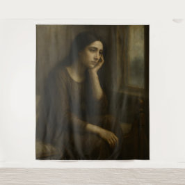 Tapete De Parede Reflexão Melancoólica - Porta Clássica do Eterno