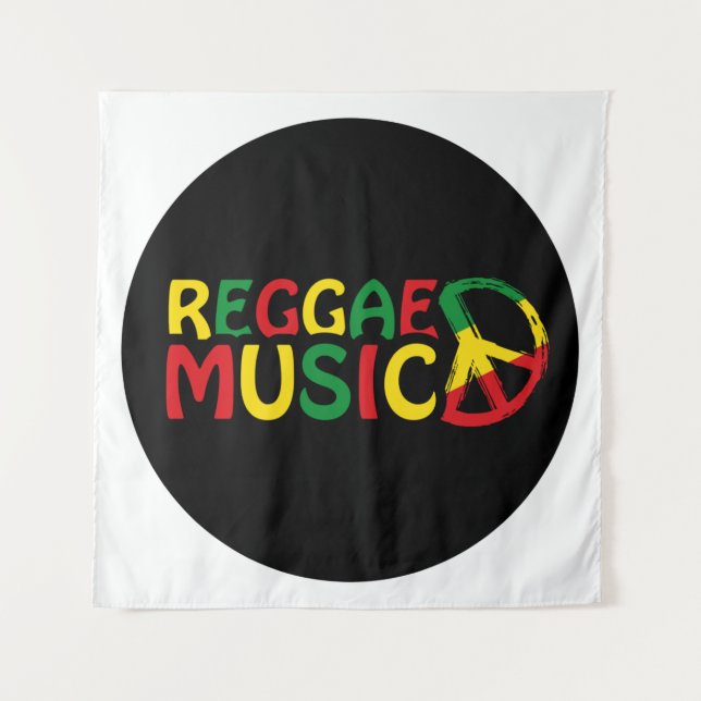 Tapete De Parede Reggae Music design, reggae art (Frente)