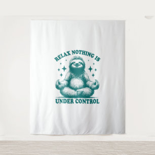 Tapete De Parede Relaxe Nada Está Sob Controle, Lloth Yoga