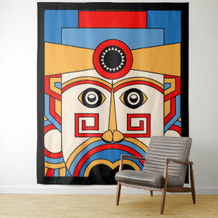 Tapete De Parede Religião Tiki