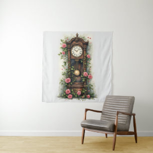 Tapete De Parede Relógio de Avô Ivy Rose Vintage