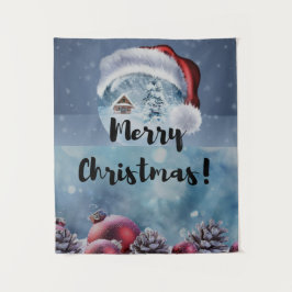 Tapete De Parede Renas de Natal modernas engraçadas e fofas