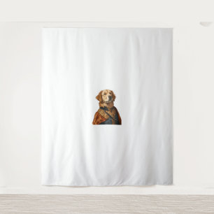 Tapete De Parede Renascimento Rover - Cão de Arte Clássico