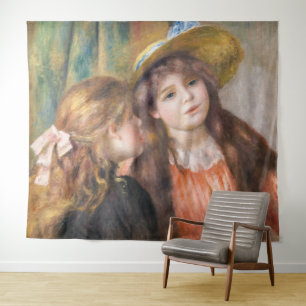 Tapete De Parede Renoir - Retrato de Duas Meninas
