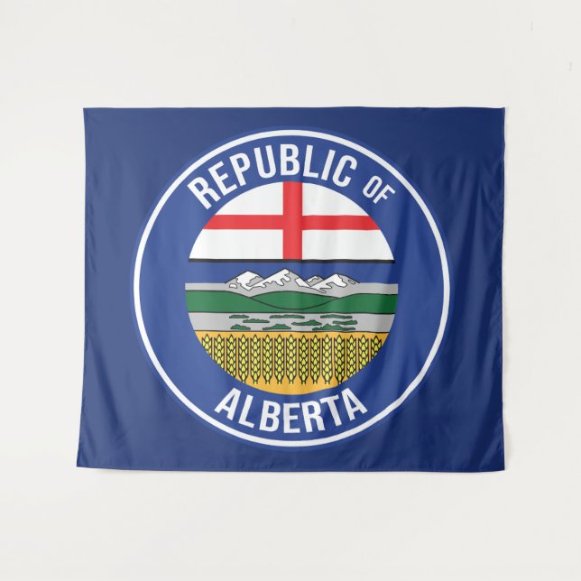 Tapete De Parede República de Alberta WEXIT (Frente (Horizontal))