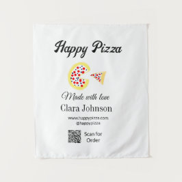 Tapete De Parede Restaurante de pizza café pizzaria digitalize códi