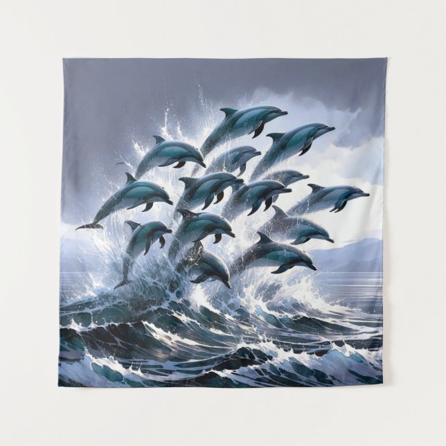 Tapete De Parede Resto do comboio de ondas (Frente)