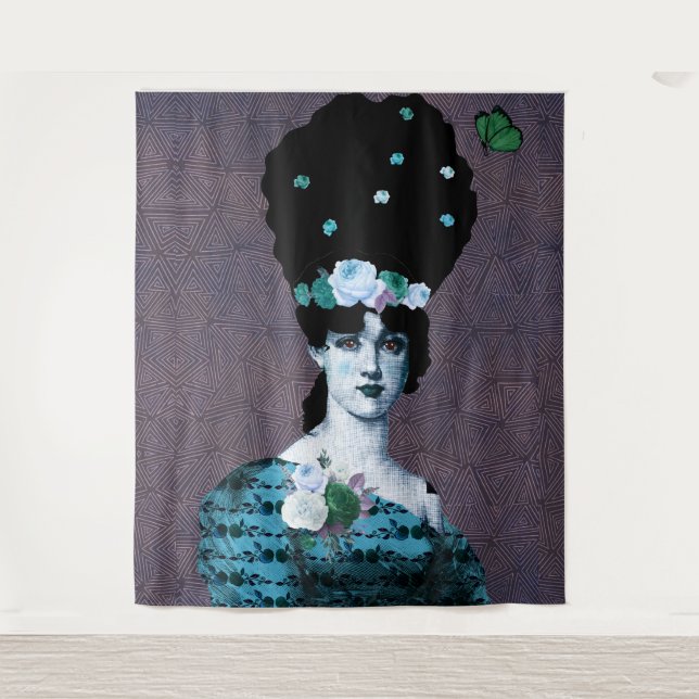 Tapete De Parede retrato artístico (Frente)