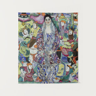 Tapete De Parede Retrato da pintura feminina de Gustav Klimt
