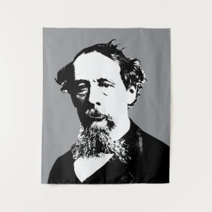 Tapete De Parede Retrato de Charles Dickens