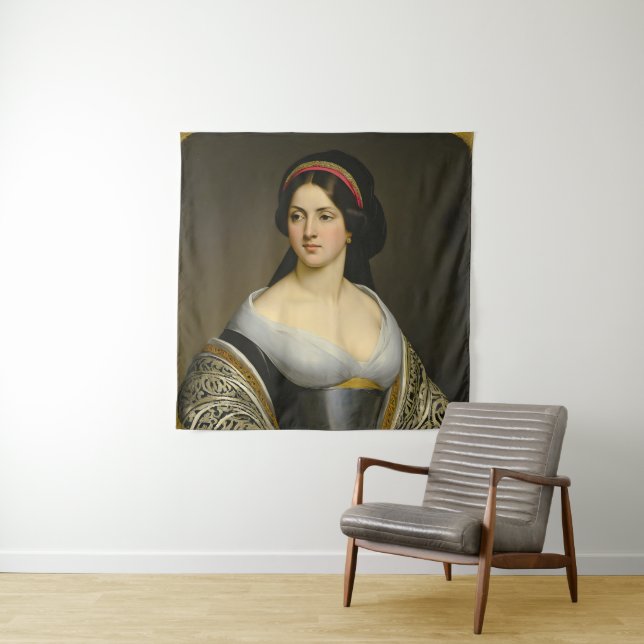 Tapete De Parede Retrato de Isabella Marie Rousseau Fine Art (In Situ)