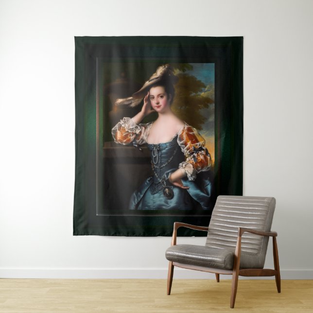 Tapete De Parede Retrato de Susannah Hope por Joseph Wright (In Situ)