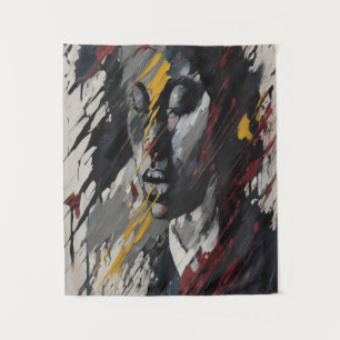 Tapete De Parede Retrato Moderno Expressionista de Abstrato Negrito