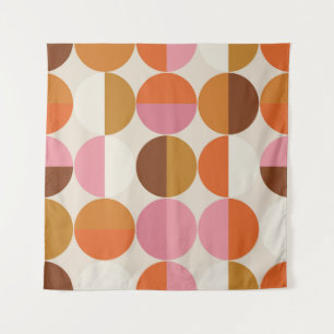 Tapete De Parede Retro 60s - estilo 70s com sol hippie arco-íris