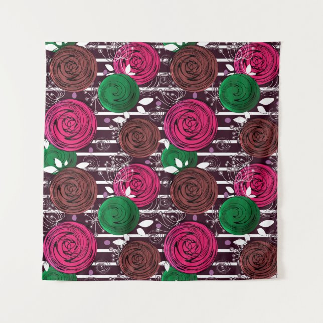 Tapete De Parede Retro, rústico, pessoal (Frente)