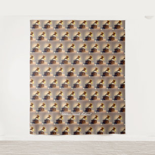 Tapete De Parede "Retro Soundwave Revival"