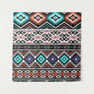 Tapete De Parede Retro Tribal Navajo: Geométrico Sem Vista.