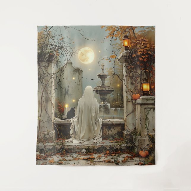 Tapete De Parede Reverendo Lua no Jardim Esquecido (Frente)