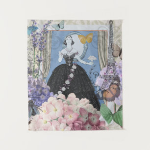 Tapete De Parede Rico Floral da Mulher Vitoriana