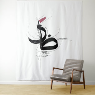 Tapete De Parede RIDHA (Aceitação) Arte Minimalista Japandi