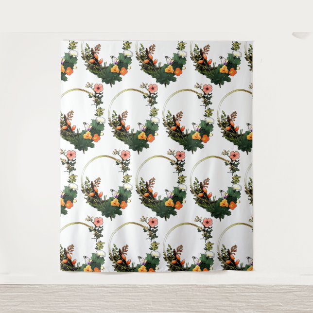 Tapete De Parede Rina de flores g (Frente)