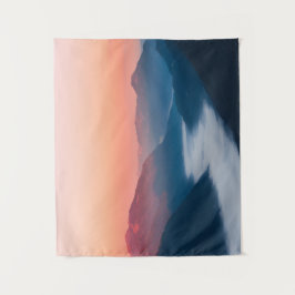 Tapete De Parede Rio Foggy Soča ao nascer do sol