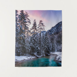 Tapete De Parede Rio Mojstrana, Eslovênia