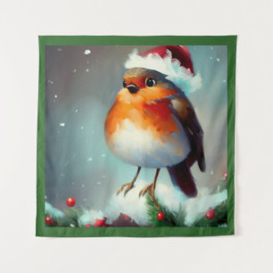 Tapete De Parede Robin Natal 1
