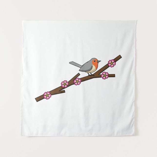 Tapete De Parede Robin no Sakura (Frente)