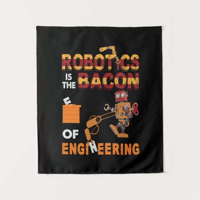 Tapete De Parede Robótica De engenheiro Da Engenharia (Frente)