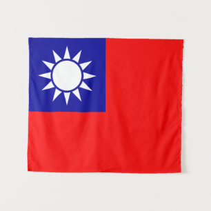Tapete De Parede ROC Formosa - bandeira taiwanesa - 中華民國國旗 -