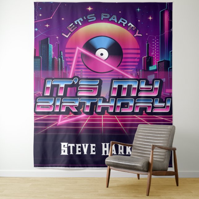 Tapete De Parede Rockin Vaporwave (In Situ)