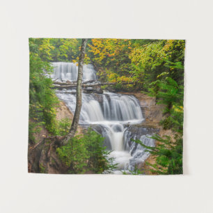 Tapete De Parede Rocks National Lakeshore, Sable Falls