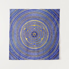 Tapete De Parede Roda de Hecate Ornamento Chave Grego