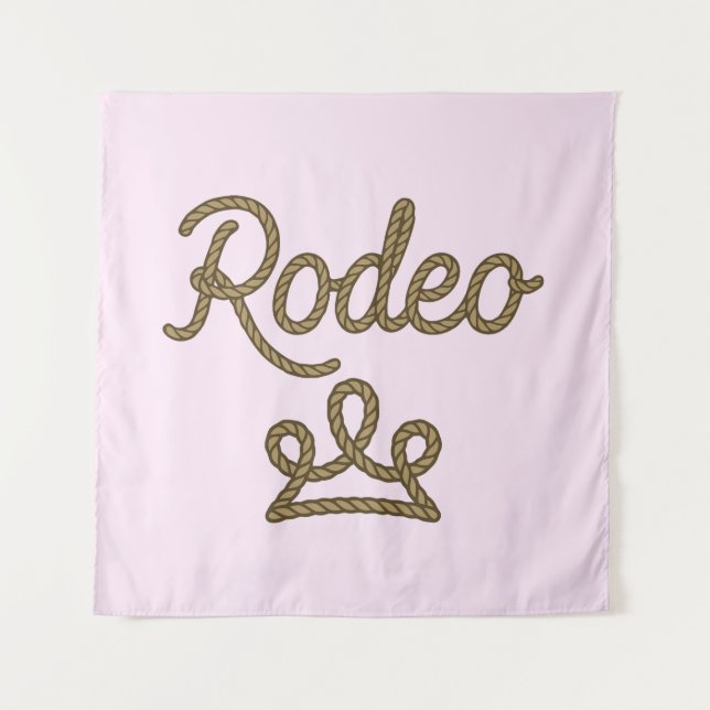 Tapete De Parede Rodeo Princess Country Western Tiara Crown (Frente)