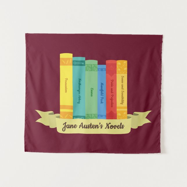 Tapete De Parede Romances de Jane Austen III (Frente (Horizontal))