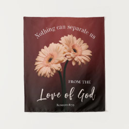 Tapete De Parede Romanos 8 39 Amor de Deus Bíblia Verso Rosa Brown