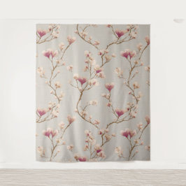 Tapete De Parede Romantic Botanical Wall Tapestry – Heart Blossom
